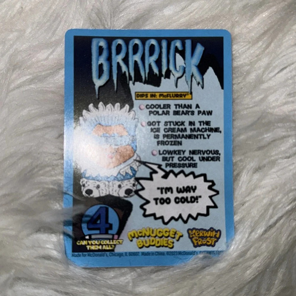 McNugget buddies - Brrrick with the card and box - Picture 5 of 7